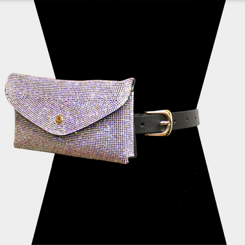 *NWT* Rhinestone Fanny Pack - Picture 8 of 17